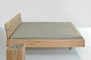 QUADRA - Solid wood double bed by Vitamin Design - view 3